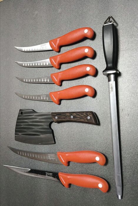 Set Cutite Macelarie 8 Piese Germany RED