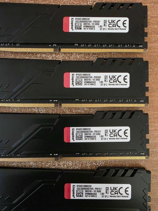 Kingston Fury Beast 64GB DDR4 3200MHz (4x16GB)