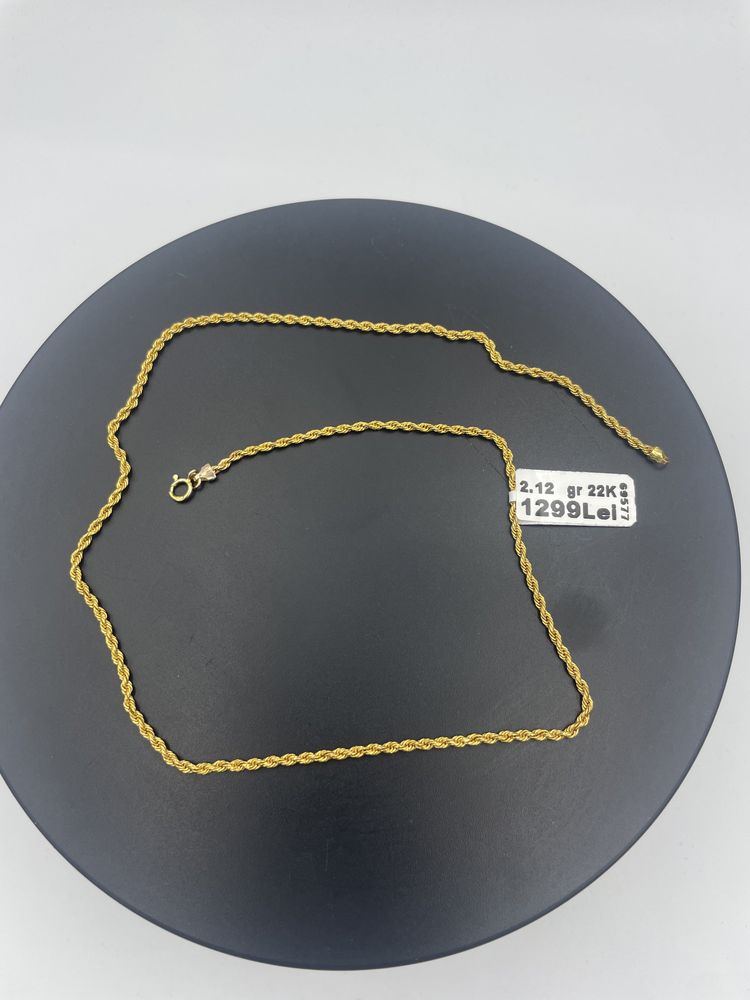 Lant Aur 22K 2.12 Gr 40 Cm #41446