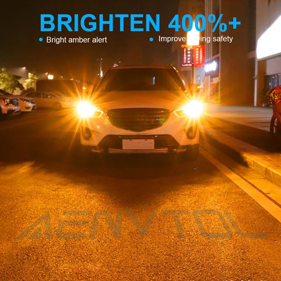 Крушки за мигачи Т20 W21W Led