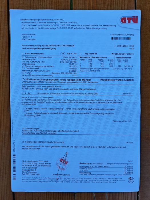 Vand Ford Focus 1.5 Diesel