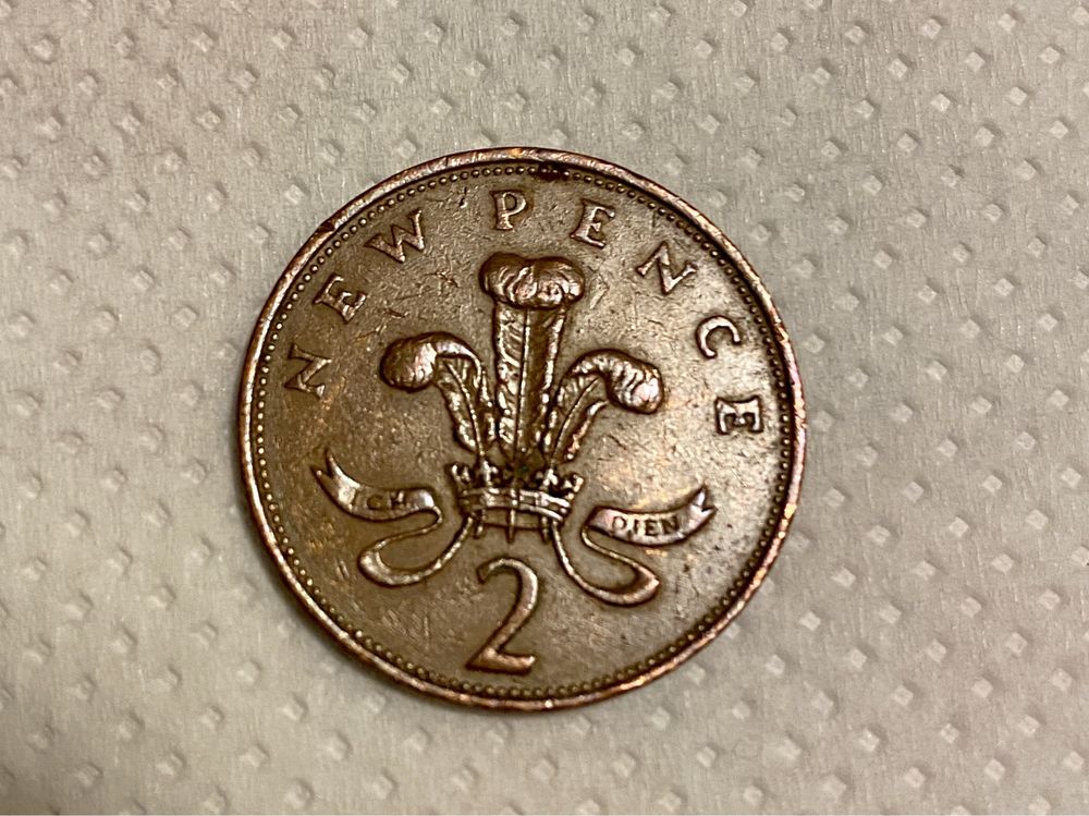 Moneda new pence 2 an 1971