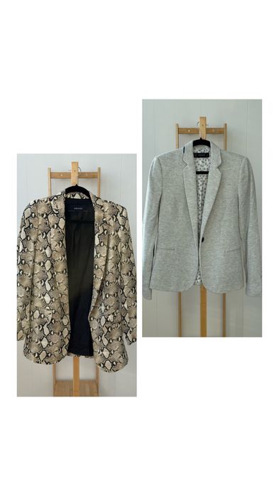 Сако, блейзър ZARA и DILVIN BASIC