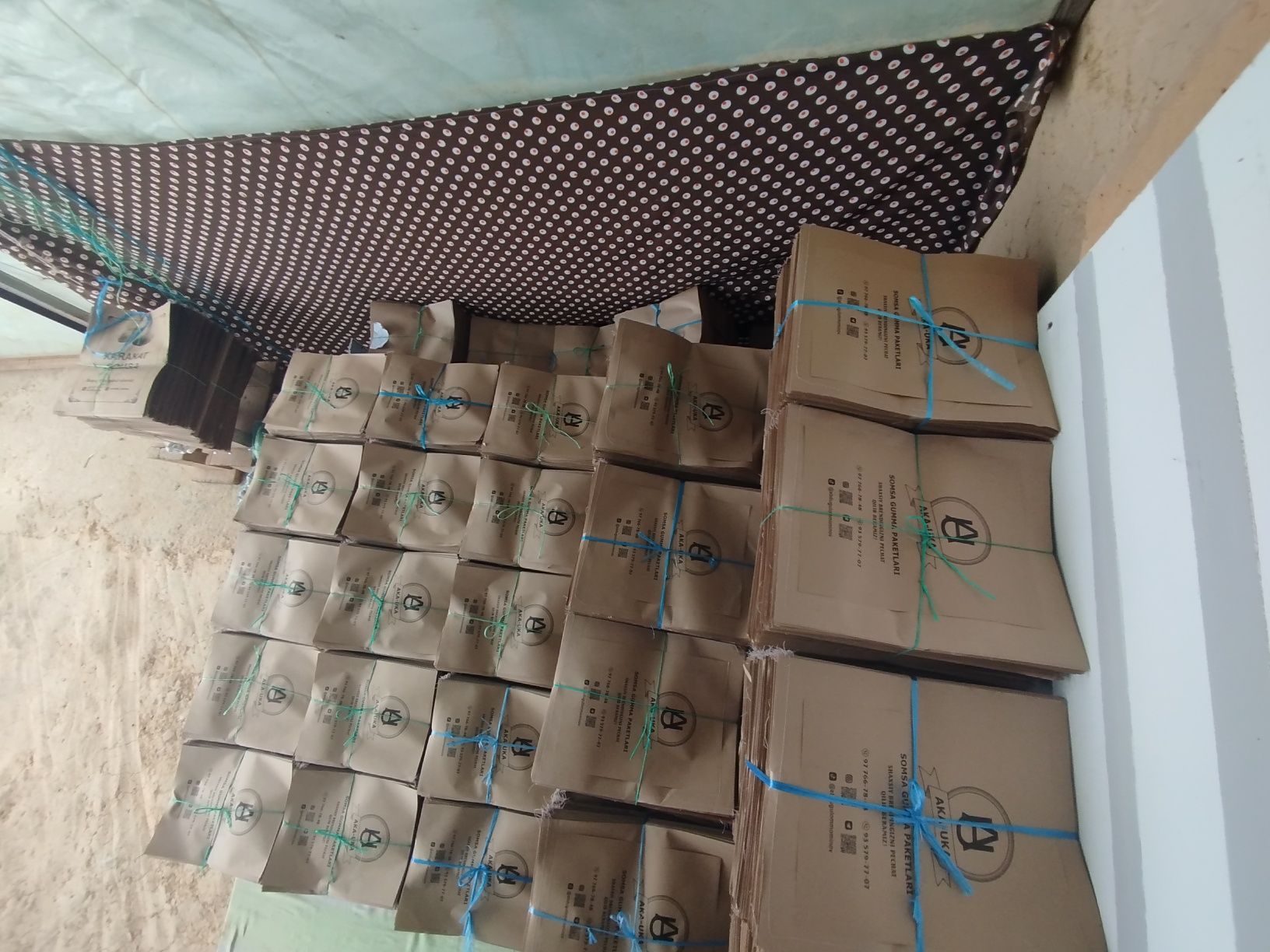 Somsa va gumma lar uchun qogʻoz paketlar
