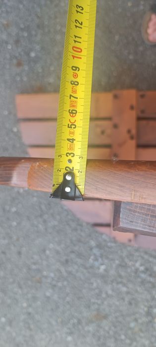 Set 6 sezlonguri si masa extensibila din lemn tec