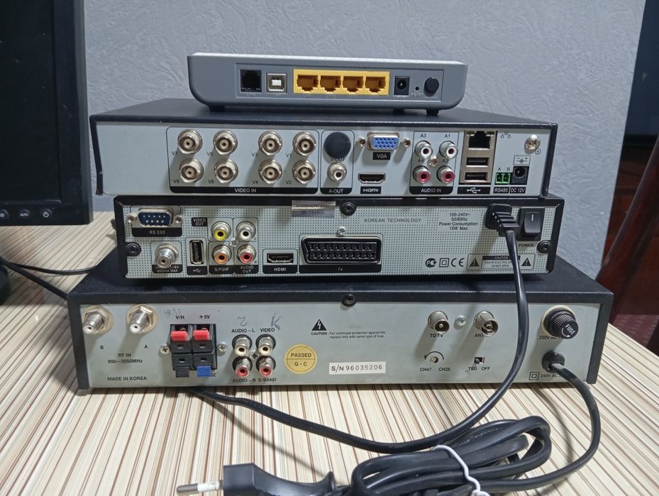 Dvr приставка wi fi роутер тюнера монитор всё вместе