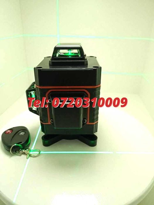 Nou  Nivela Laser Verde 4d Profesionala 16 Linii Autonivelare