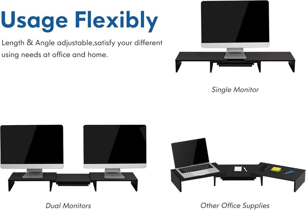 Soport, stand monitoare, Fitueyes, sertar defect