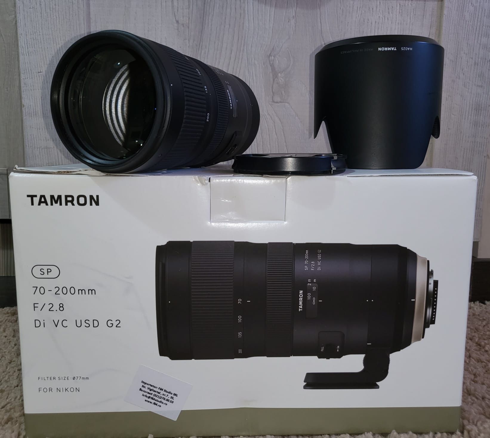 Tamron SP 70-200, f2,8, Di VC USD G2, stare perfecta