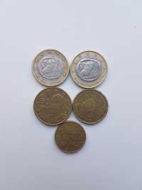 Moneda 1 euro 2002, greceasca, cu S in steluta