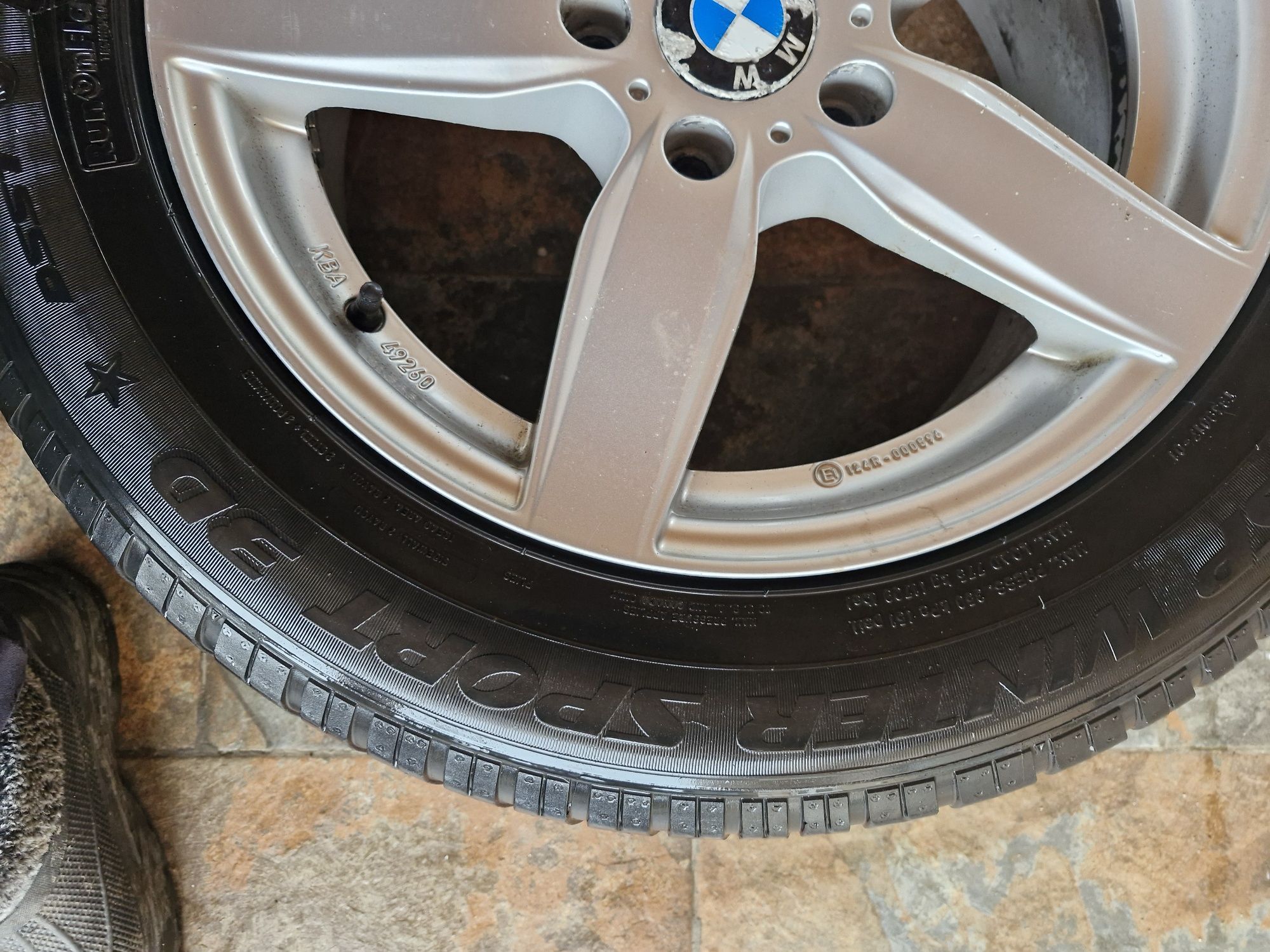 Jante +Anvelope 17 Runflat BMW ×3