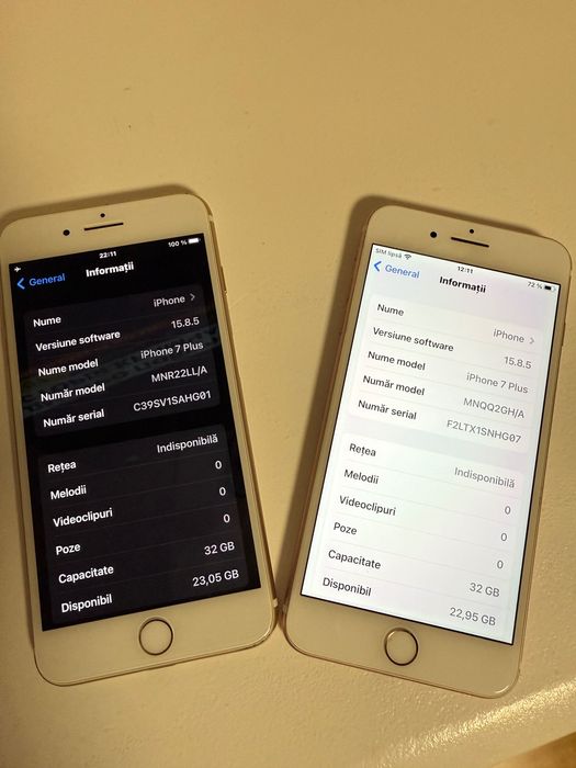 iPhone 7 Plus, 32GB roz si auriu