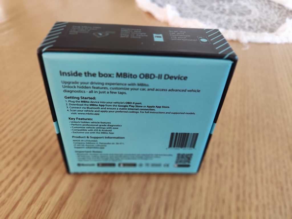 Mbito OBD диагнсотика и отключване на екстри за Мерцедес