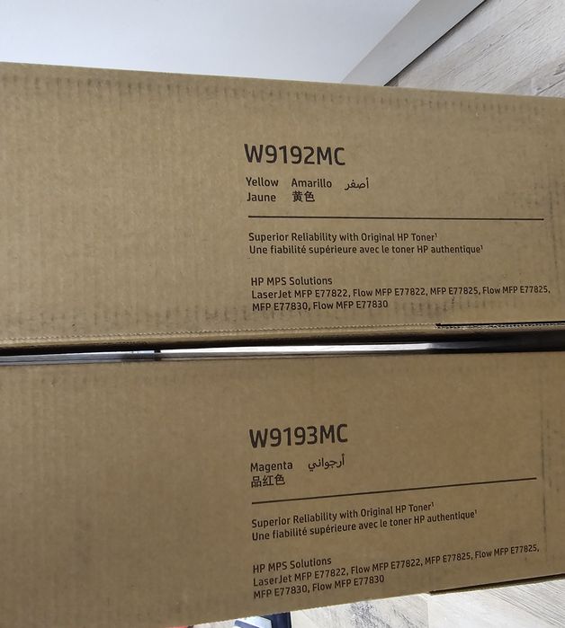 Cartușe originale HP W9190, 9191, 9192, 9193