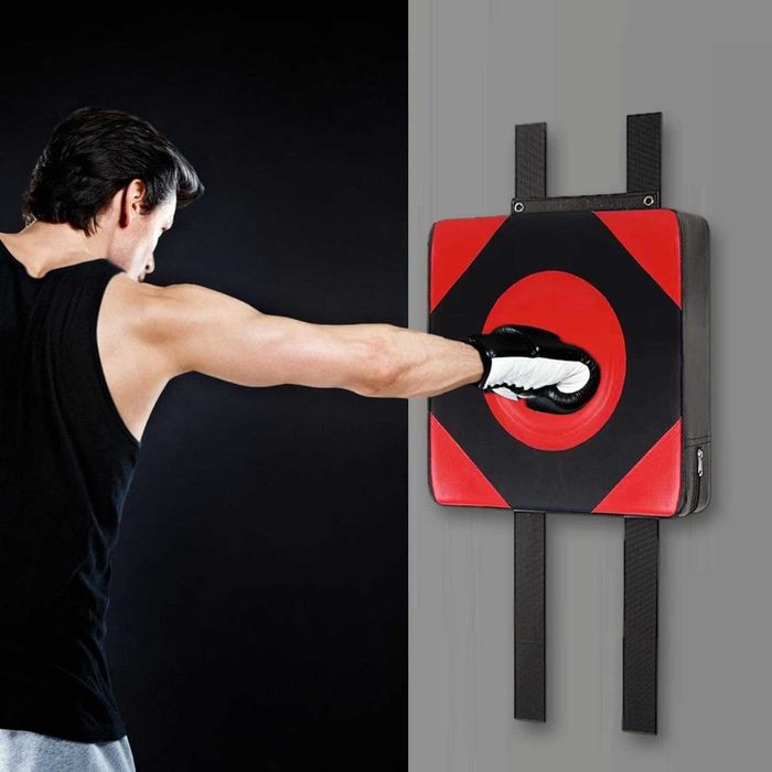 Perna de box cu montaj pe perete tinta de antrenament fitness 30x30x10