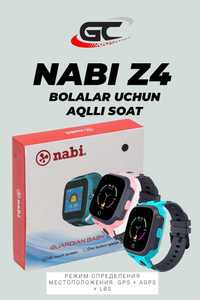 Baby Watch Nabi Z4 Bolalar uchun GPS va kamera +sim karta bilan