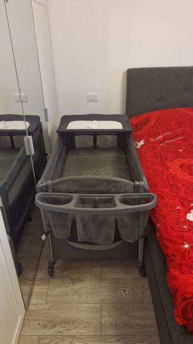 Vând pătuț Co-sleeper Insieme Greystone Coccolle