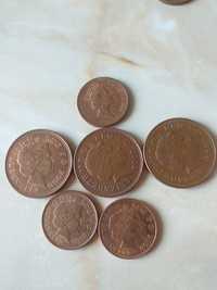 Monede de colectie vechii cu regina Elisabeta