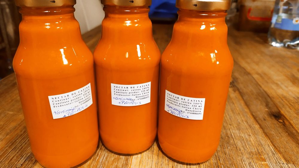 Sirop de cătină cu miere, ghimbir, propols, etc
