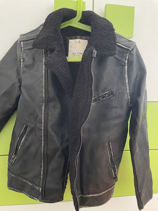 Geaca Zara din piele pt copii 8 ani nr. 128
