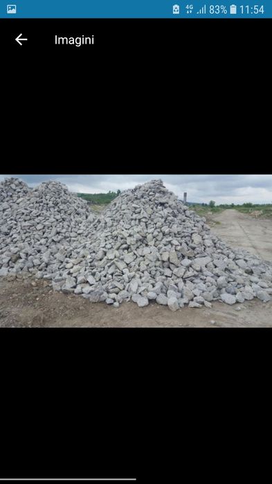 Beton concasat agregate balastiera