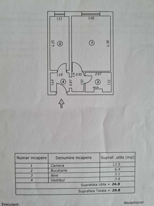 Garsoniera decomandata Mall Plaza Militari