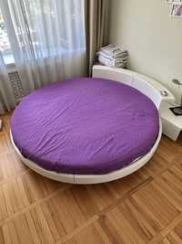 Кровать двуспальная круглая