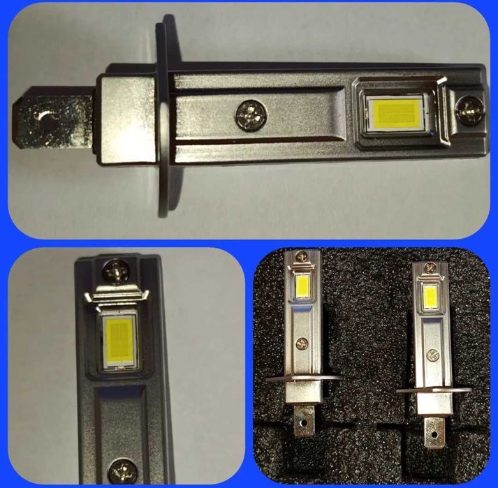Led H1 20000 lumeni, 100w, set 2 bec