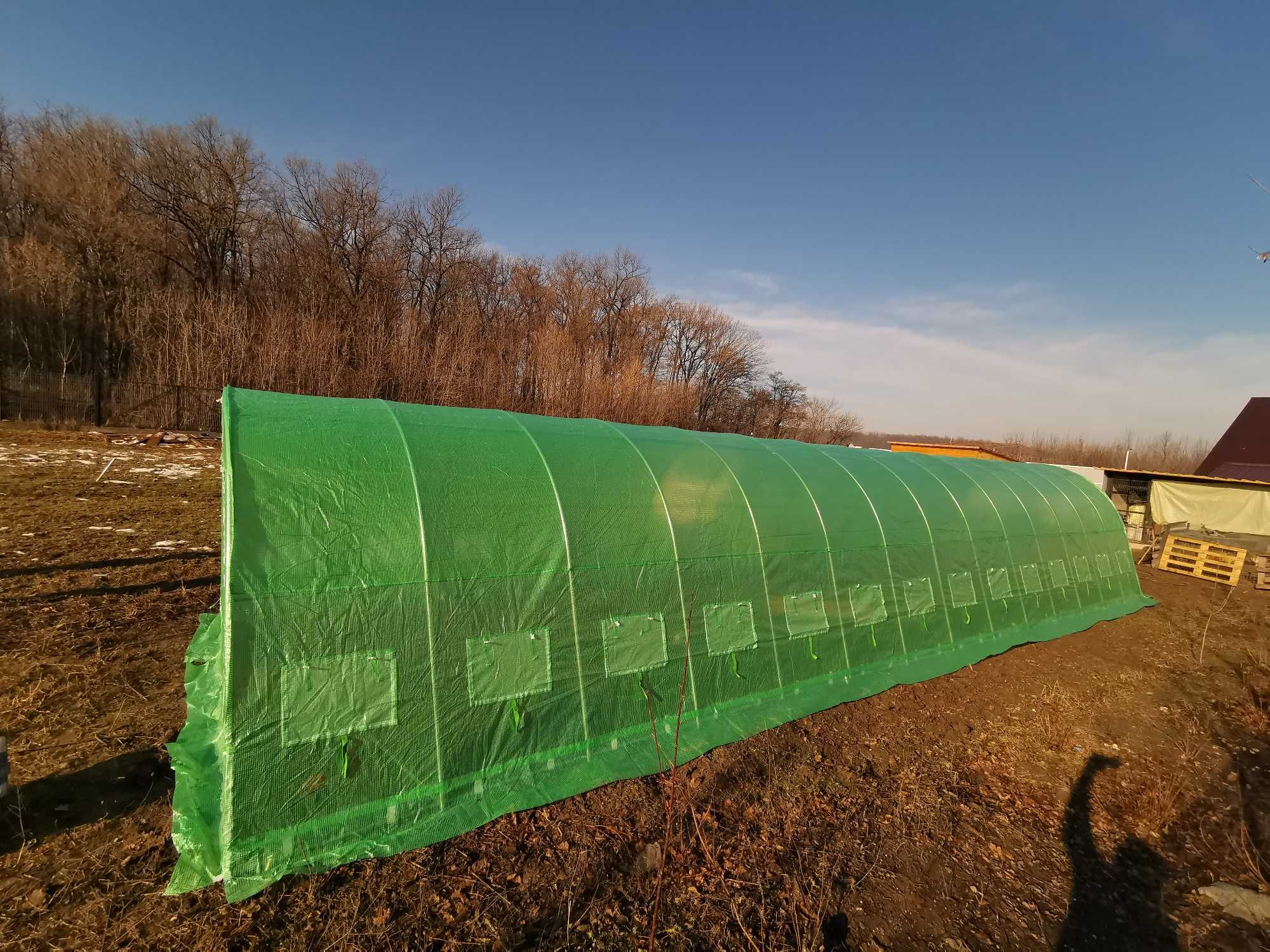 4x12 m Solar profesionale de grădină, sera sere solarii legume - NOI!