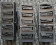 Conectica analog multiplicator scart ,antena tv si rca