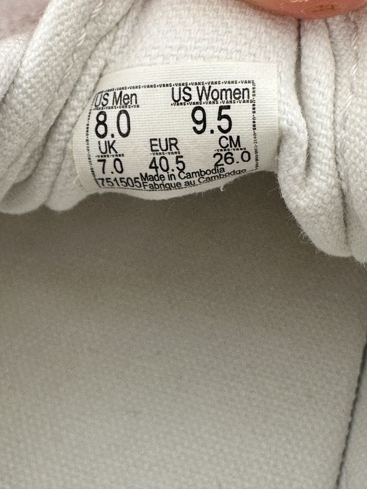 Лот гуменки Superga, Vans, номер 40