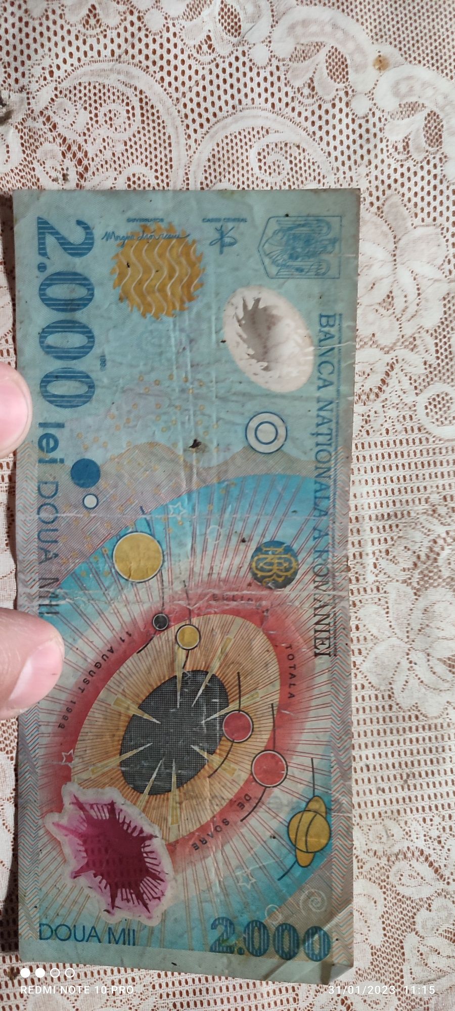 Bancnota eclipsa din 99