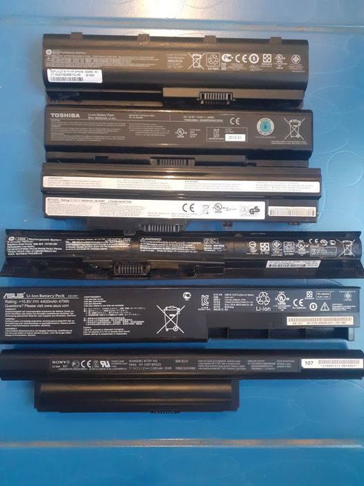 Lot 10 baterii laptop