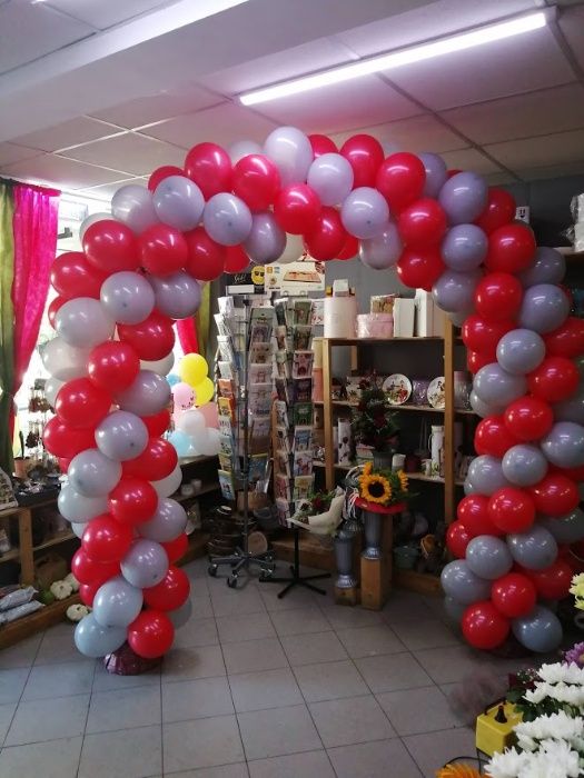 Балони с хелий,арка с балони,балонна декорация, балони за парти,доста