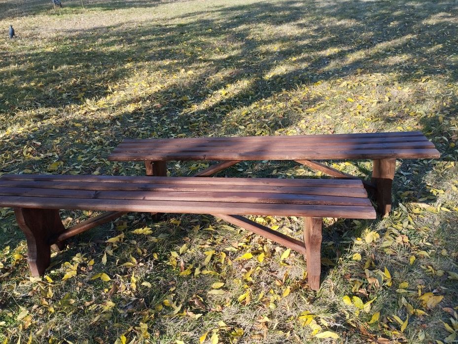 Дървени градински пейки