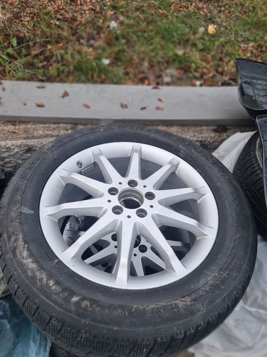 Jante cu anvelope M+S r18 mercedes