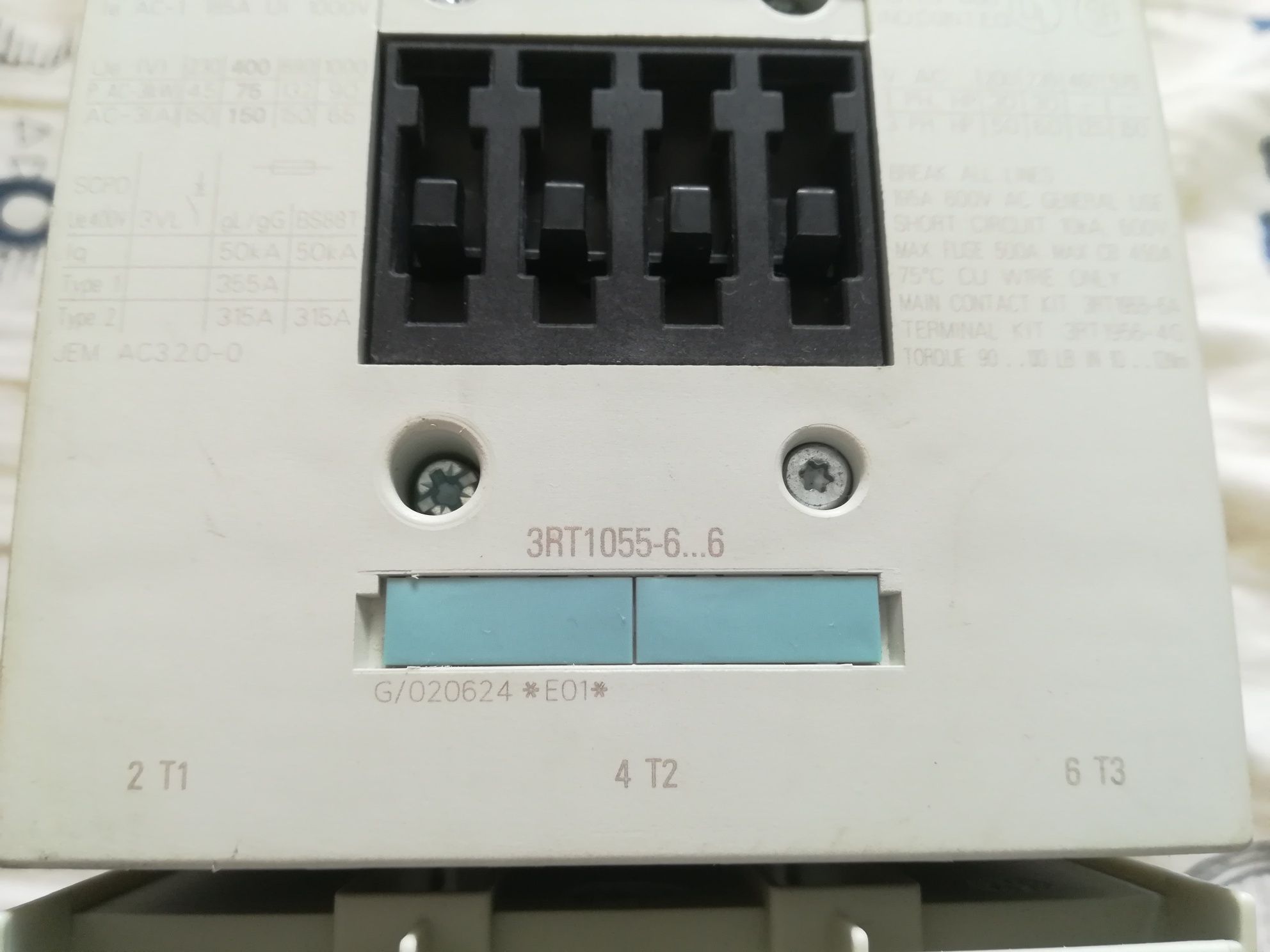 Контактори Siemens Sirius 150A 3RT1055-3RT1054 НОВИ