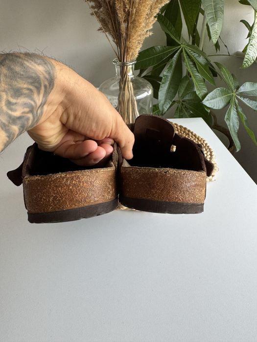 Saboti Birkenstock Boston piele