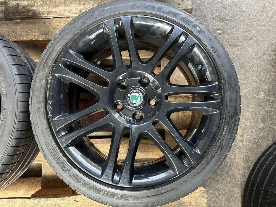 Jante Skoda Superb, Octavia, Rapid Vw, Seat cu anvelope vara 225/40 18