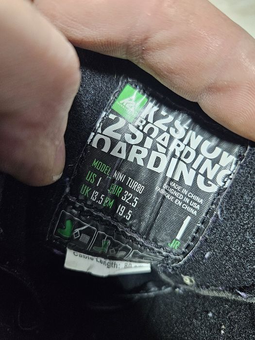 Boots 131  buti placa snowboard   k2  mărimea  32,5 (19,5   cm) .