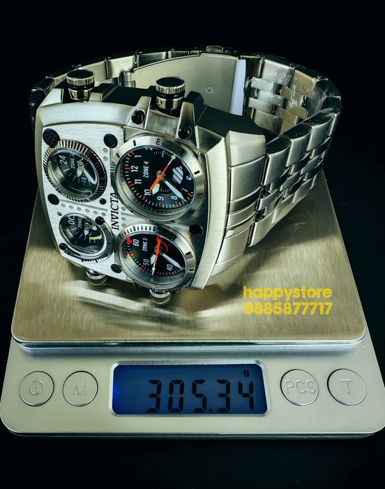 INVICTA Zulu Silver 54 mm, Инвикта нов ръчен часовник