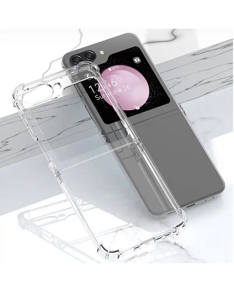 Samsung Z FLIP 3 4 5 6 Husa Safe Case Margine Silicon Spate Plastic