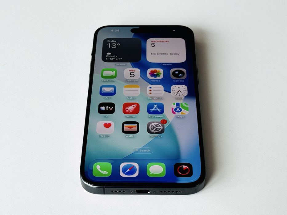 Iphone 15 Pro Max 256GB Black Titanium 97% Батерия! Гаранция 6 месеца