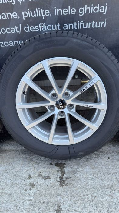 Jante Audi A6 225 60 17 vara Bridgestone Turanza 6 DOT 0925