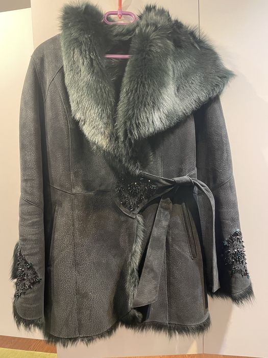 Дамски кожен кожух