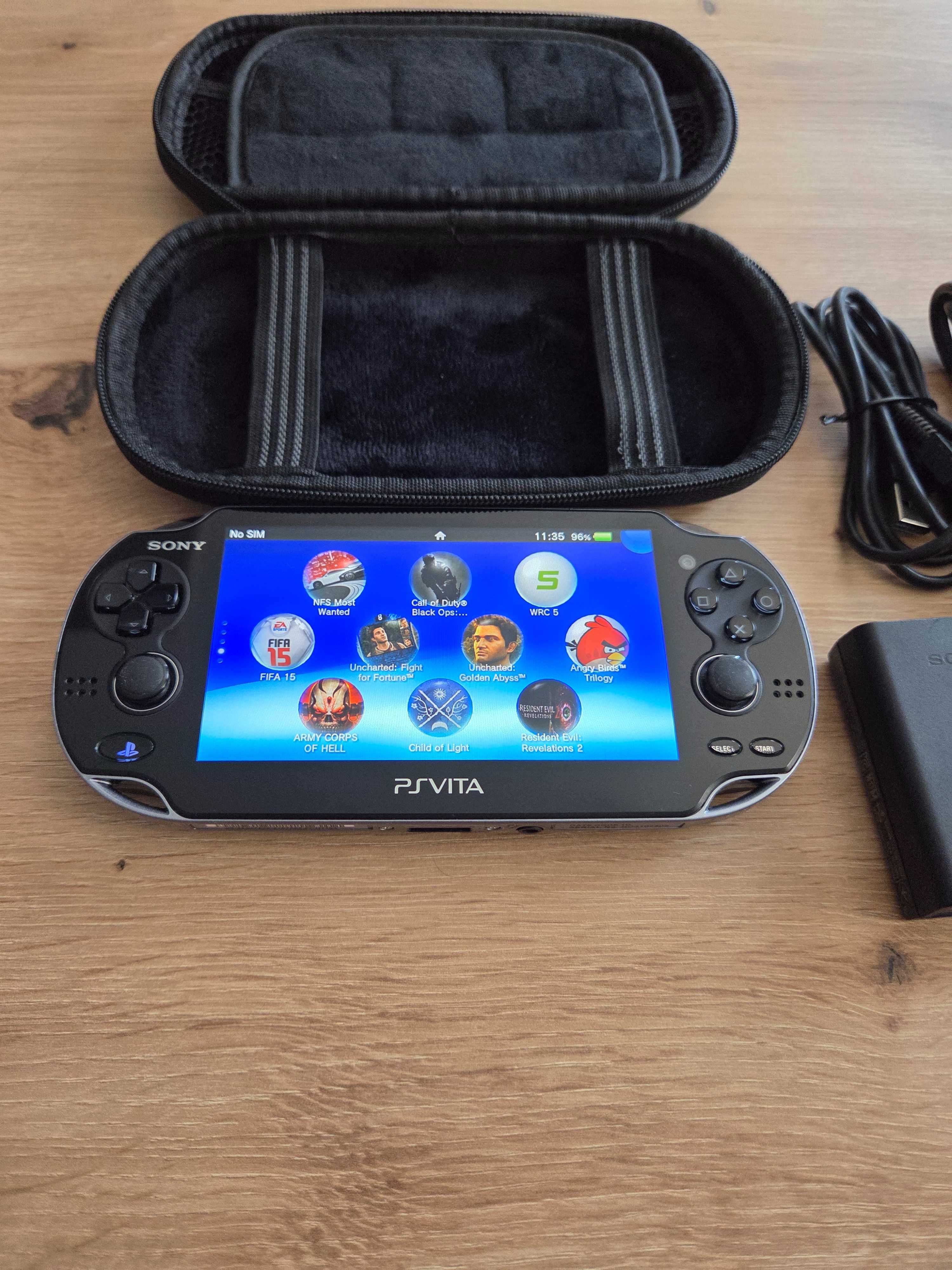 Joc de copii PS Vita Oled PCH-1004 modat cu SD2VITA 128gb impecabil