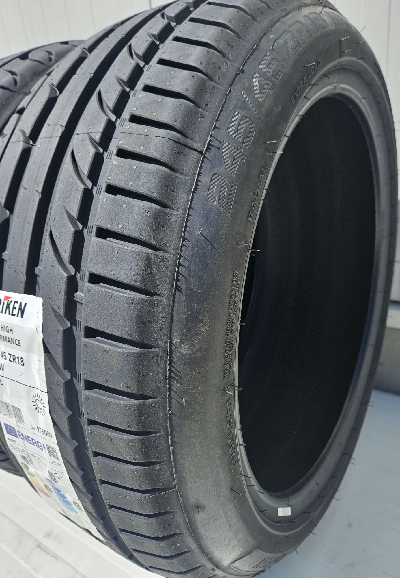 245/45 R18, 100W, RIKEN (by Michelin), Anvelope de vara