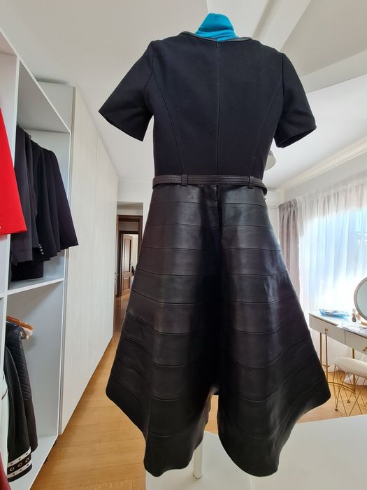 Rochie unicat piele naturala Karl Lagerfeld