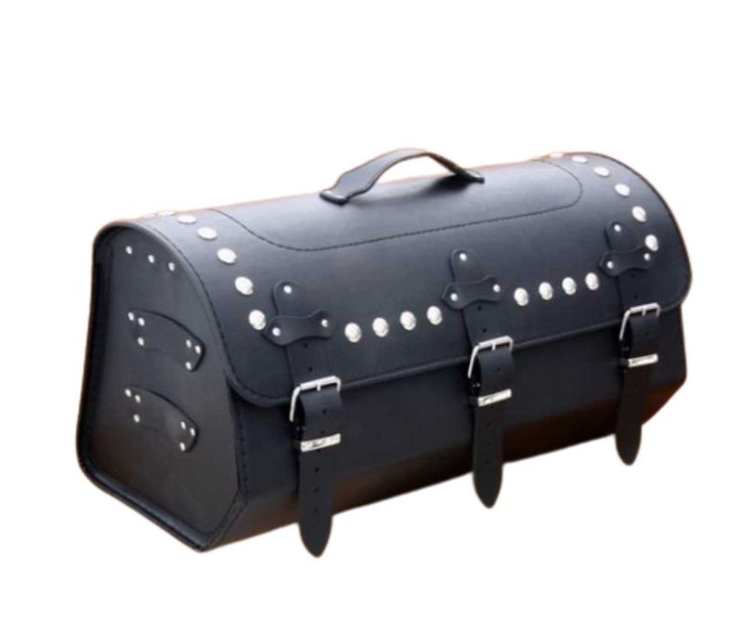 Geanta/Topcase piele portbagaj moto Yamaha/Honda/Kawasaki/Suzuki/etc