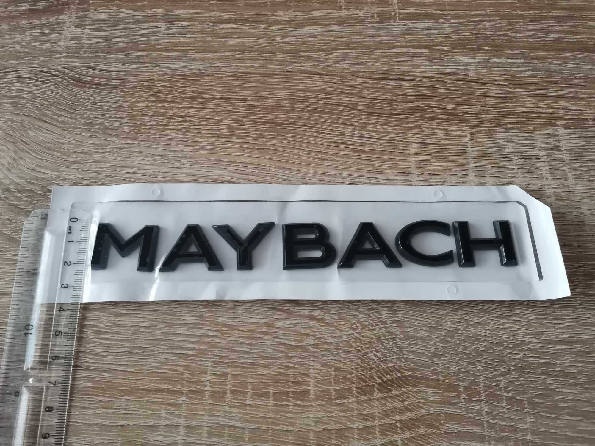 черен надпис Майбах Maybach